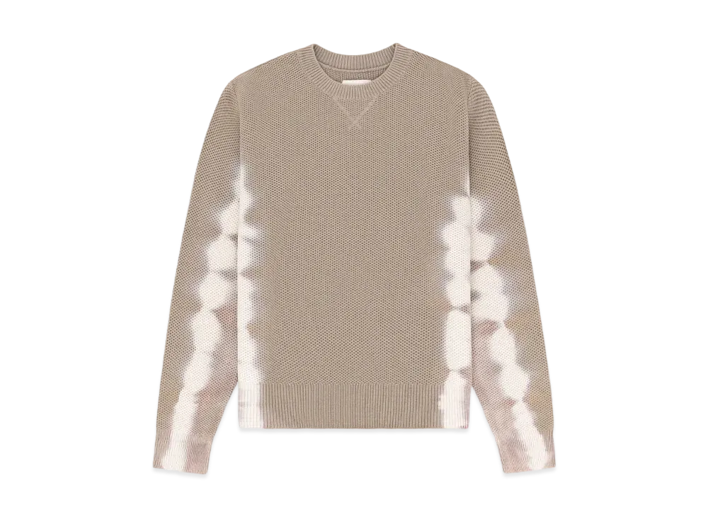 Aime Leon Dore Tie Dyed Crewneck Sweater "Beige"