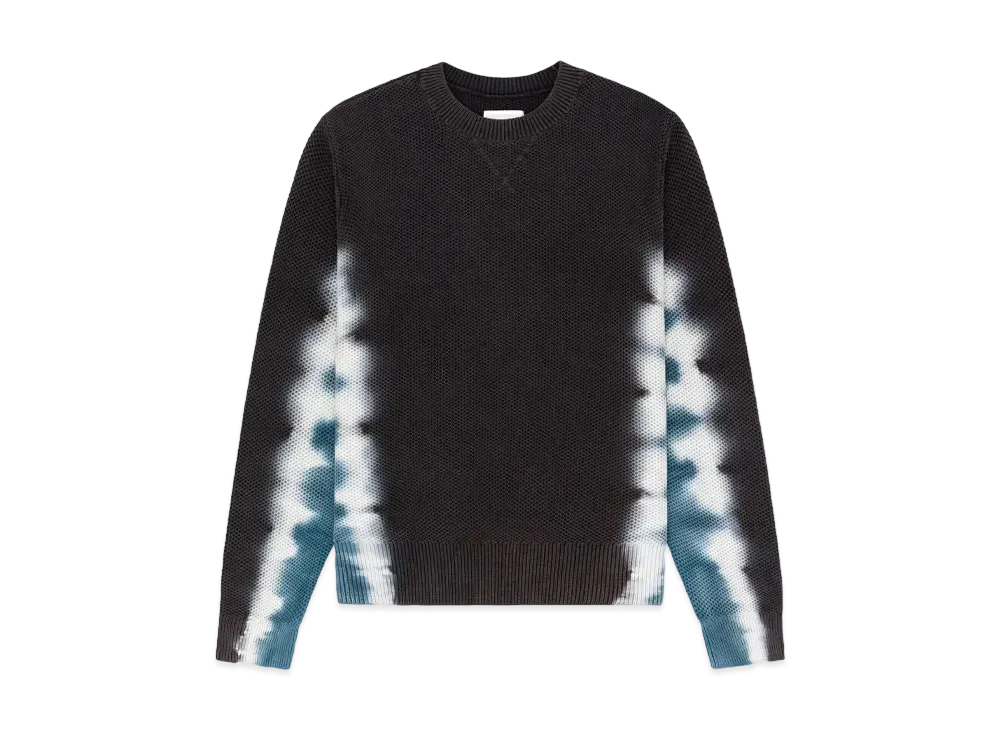 Aime Leon Dore Tie Dyed Crewneck Sweater "Black"