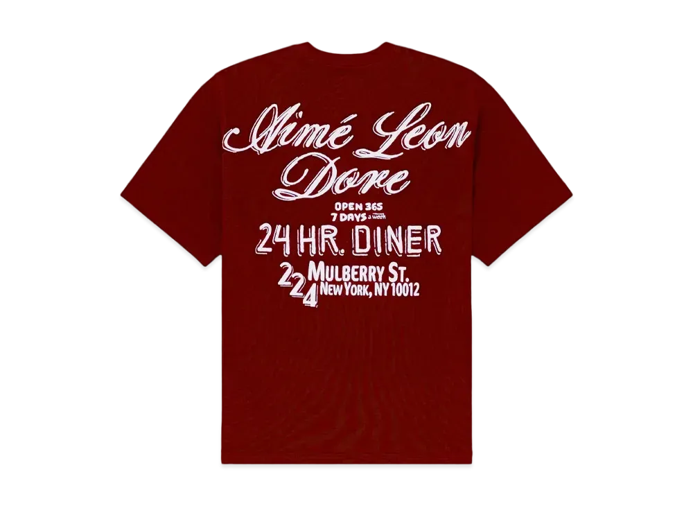 Aime Leon Dore Diner Tee "Red"