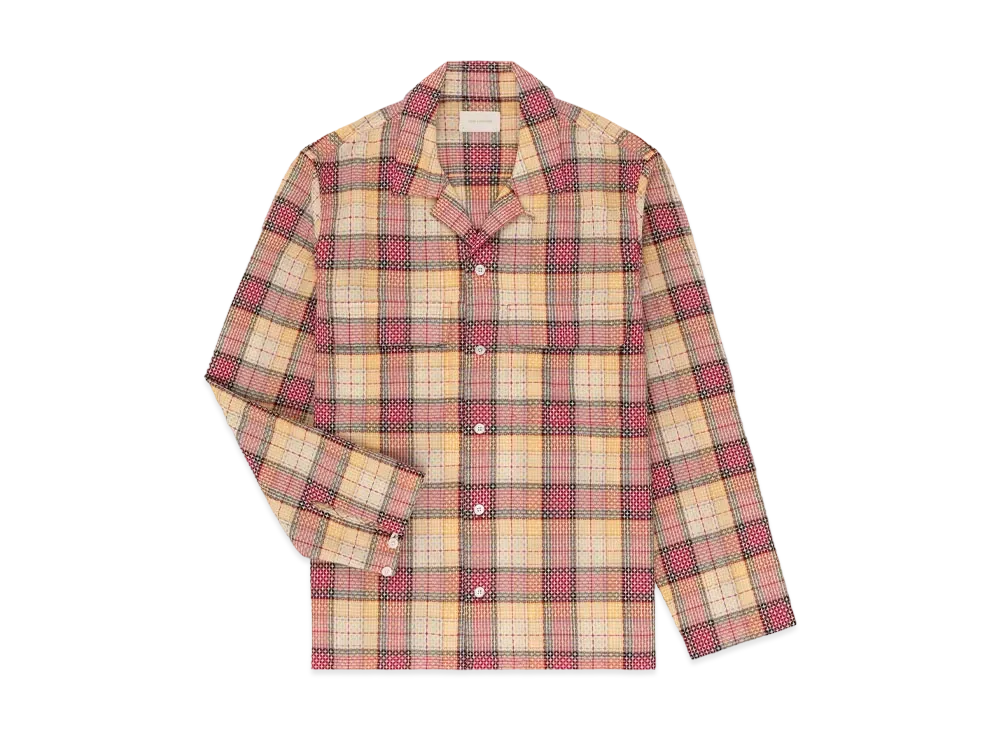 Aime Leon Dore Lightweight Patterned Leisure Shirt "Red"