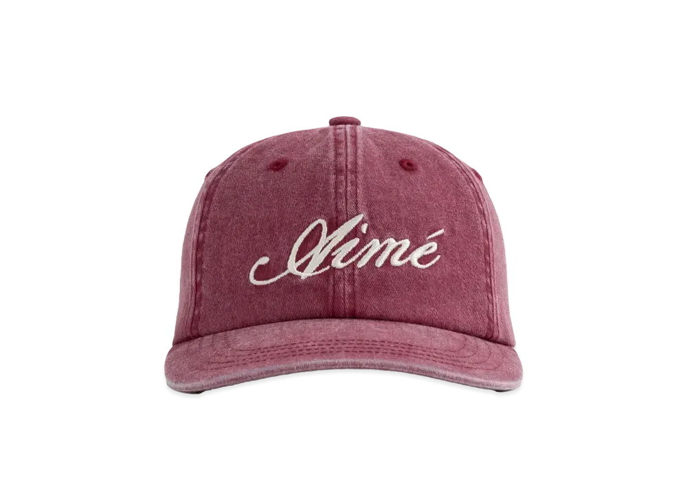 Aime Leon Dore Washed Aime Logo Hat "Red"