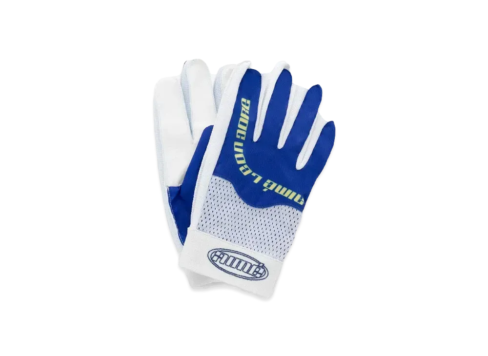 Aime Leon Dore Downhill Biker Gloves " Blue & White"