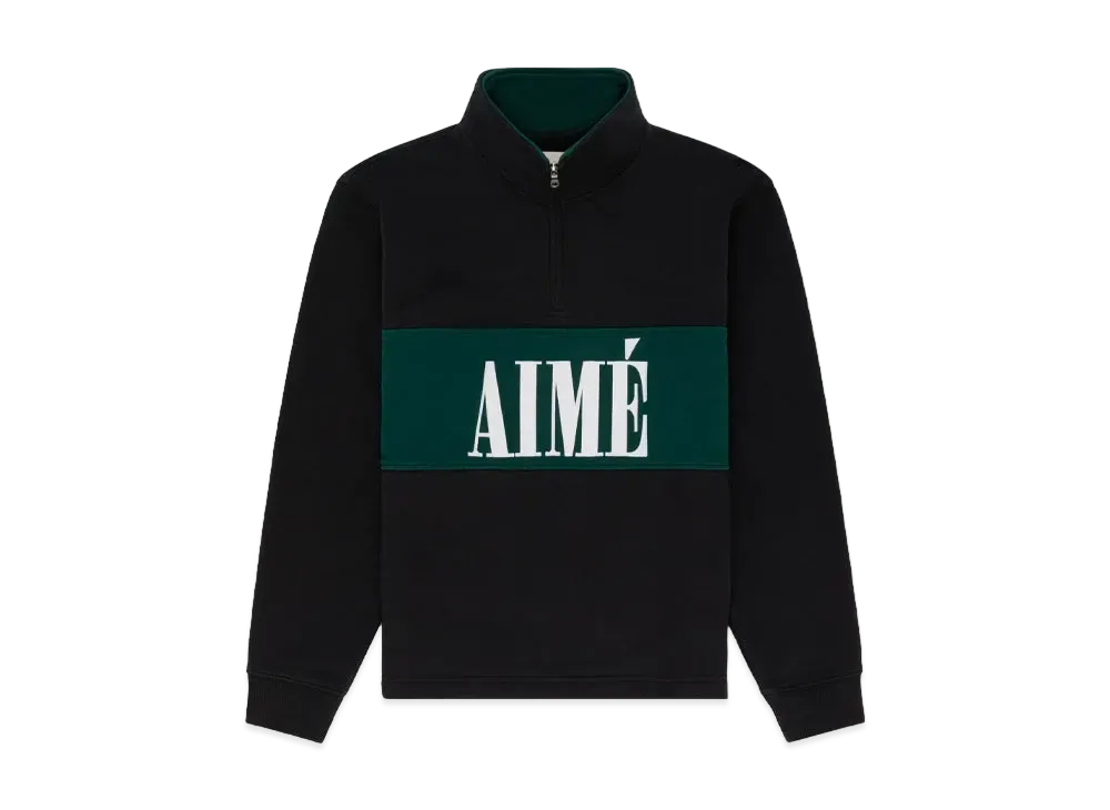 Aime Leon Dore Aime Quarter Zip Pullover "Black"