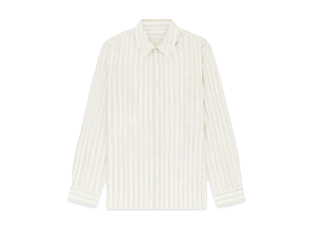 Aime Leon Dore Jacquard Stripe Shirt "Beige & White"