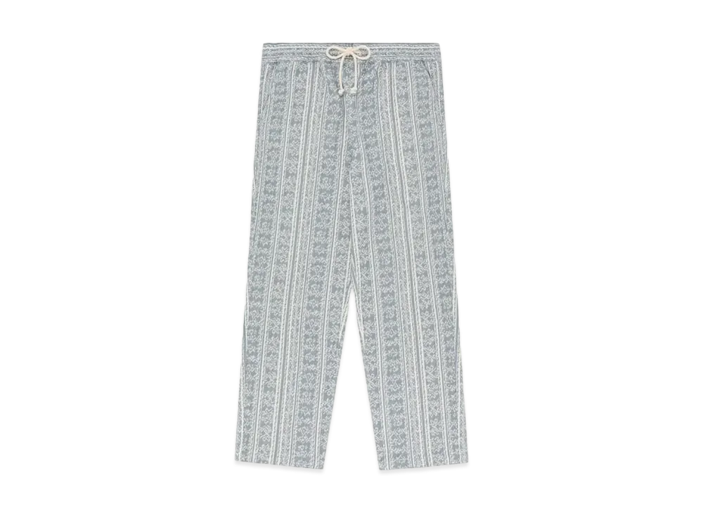 Aime Leon Dore Striped Drawstring Pant "Blue & White"