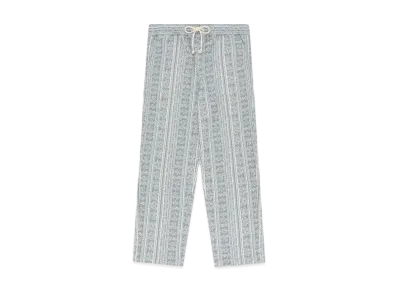 Aime Leon Dore Striped Drawstring Pant "Blue & White"
