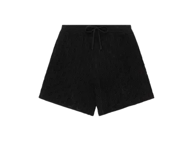 Aime Leon Dore Checkered Knit Short "Black"