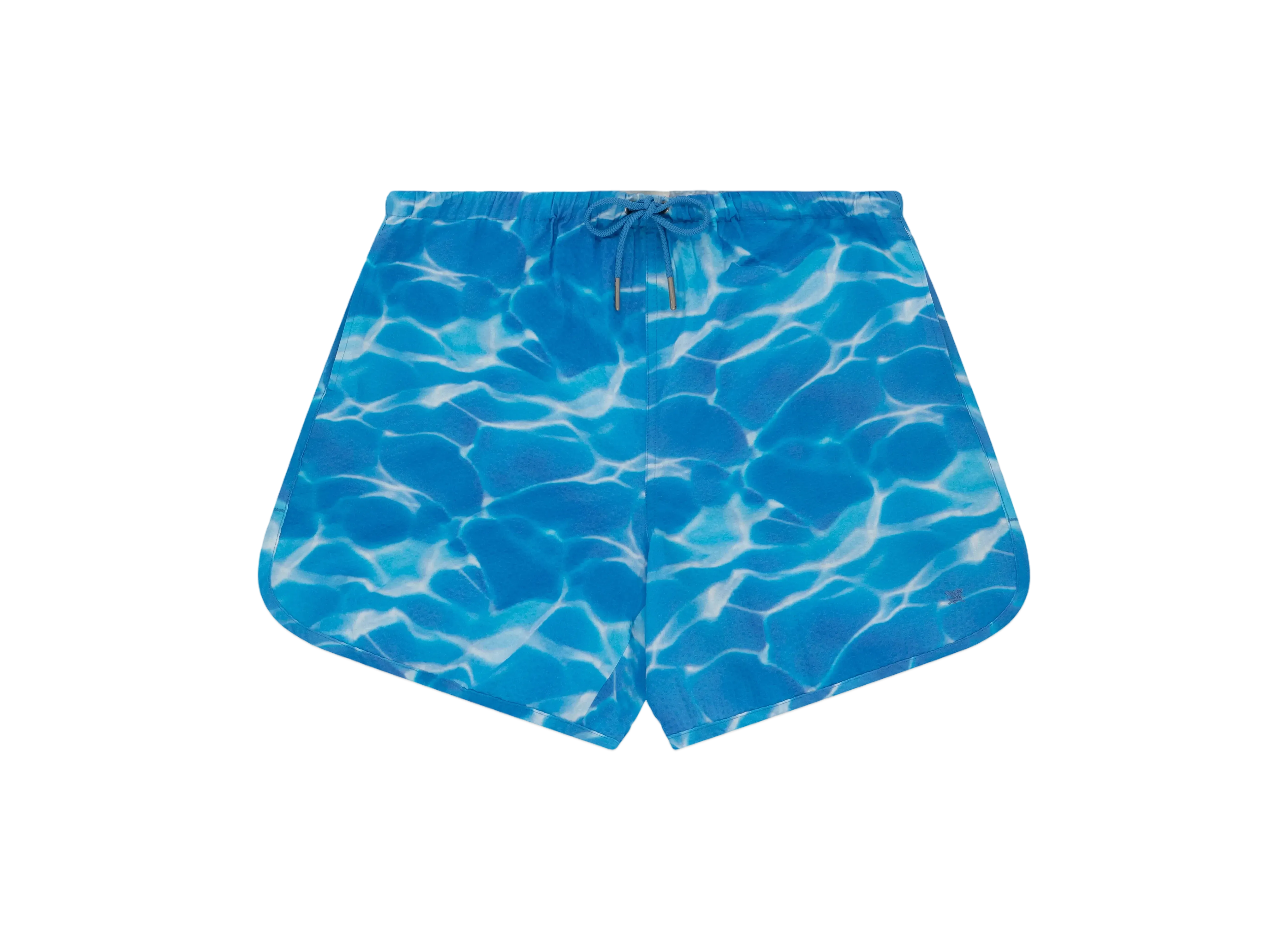 Aime Leon Dore Aqua Print Seersucker Short "Blue"