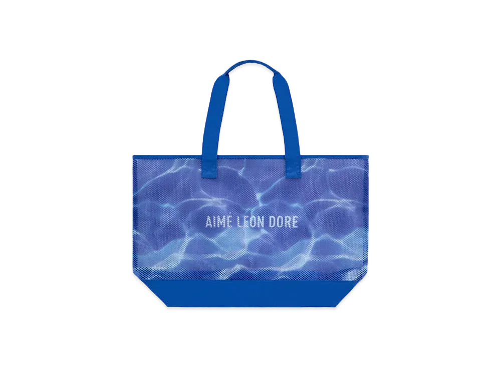 Aime Leon Dore Aqua Print Mesh Tote Bag "Blue"