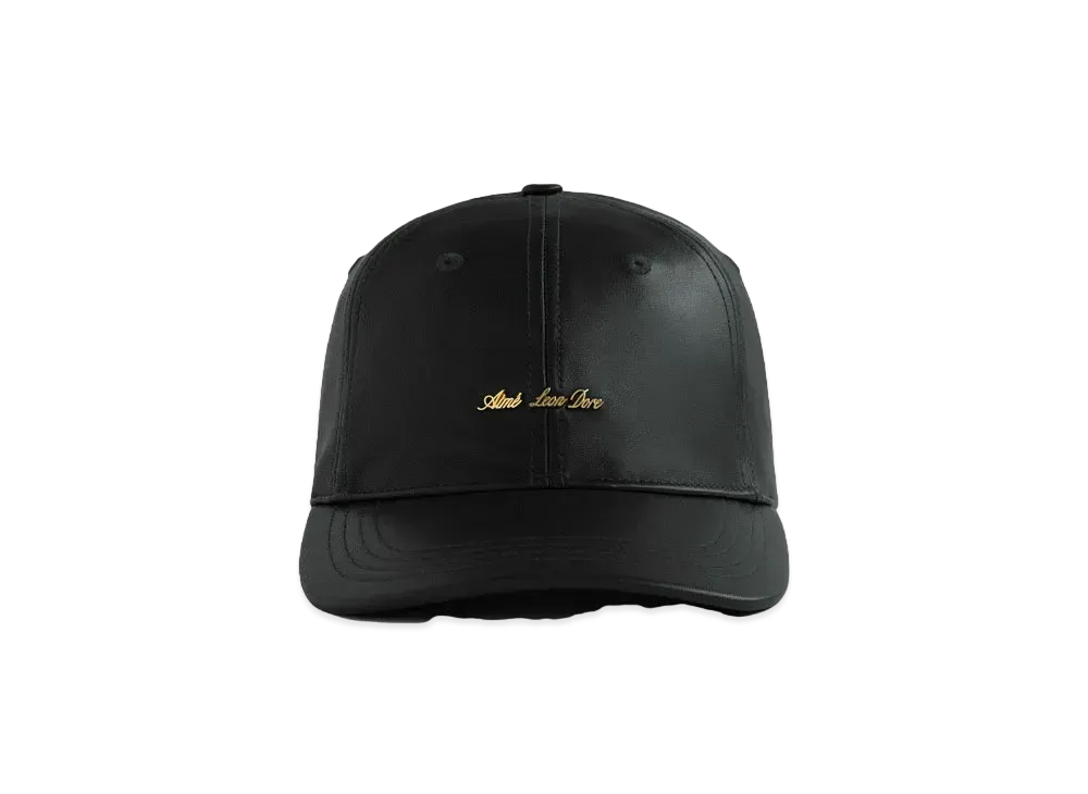 Aime Leon Dore Brass Logo Leather Hat "Black"