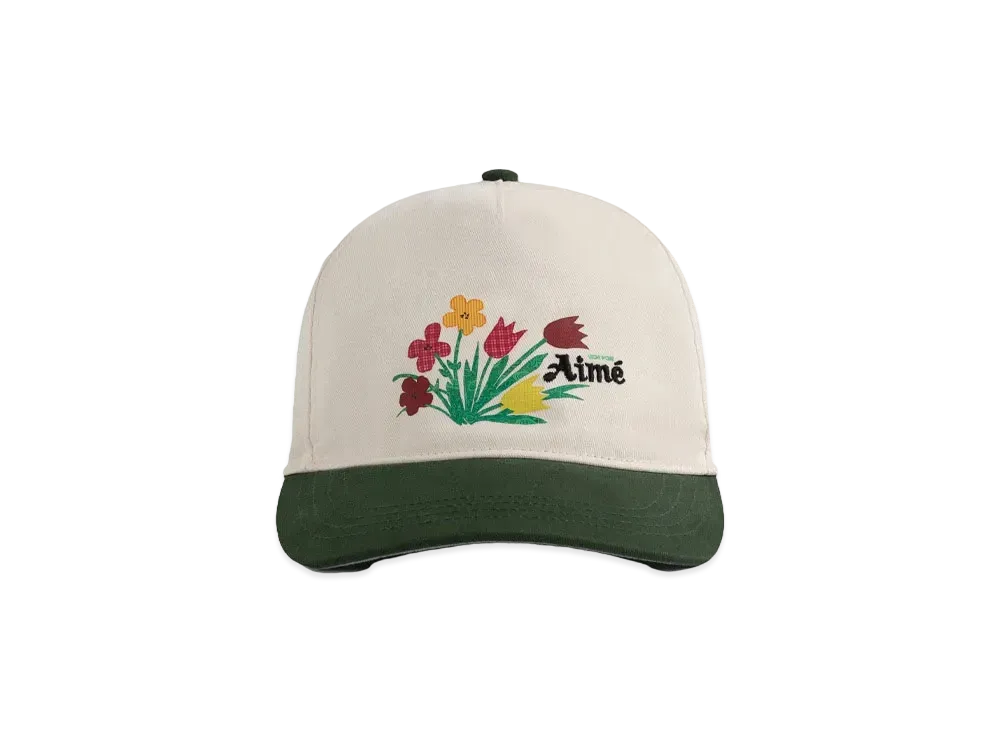 Aime Leon Dore Floral Chino Hat "Cream & Green"