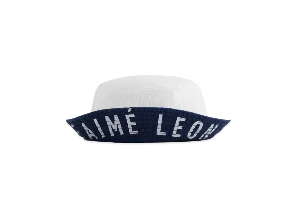 Aime Leon Dore Contrast Logo Bucket Hat "White"