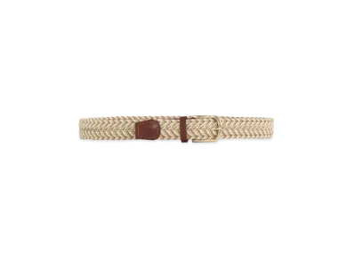 Aime Leon Dore Braided Cotton Belt "Tan"