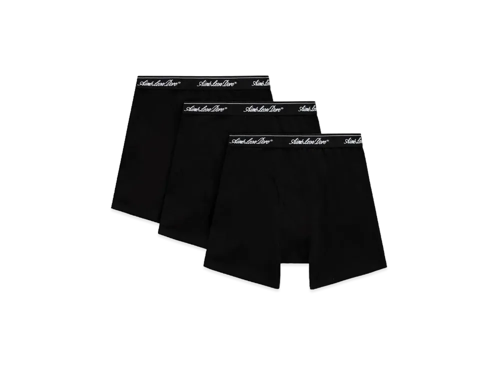 Aime Leon Dore Boxer Brief 3-Pack "Black"