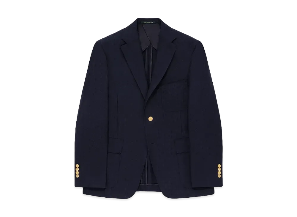 Aime Leon Dore Basketweave Club Jacket "Navy"