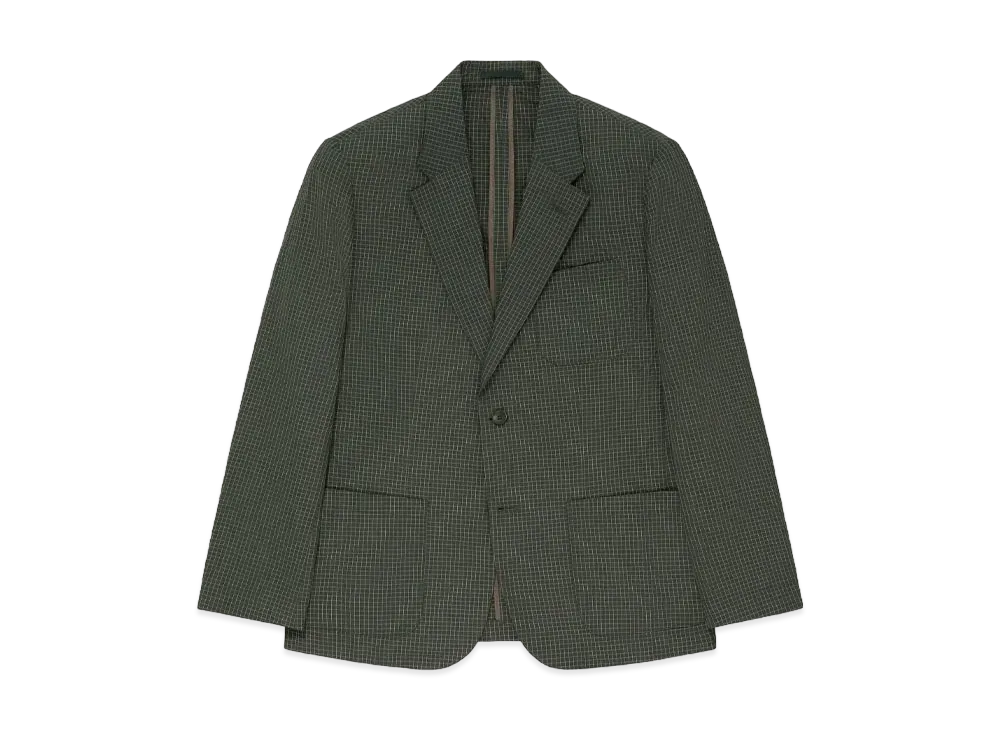 Aime Leon Dore Single-Breasted Ripstop Suit Jacket "Green"