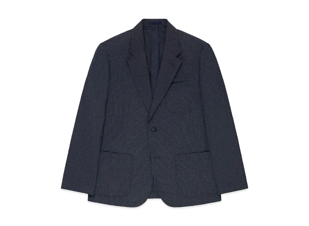 Aime Leon Dore Single-Breasted Ripstop Suit Jacket "Navy"