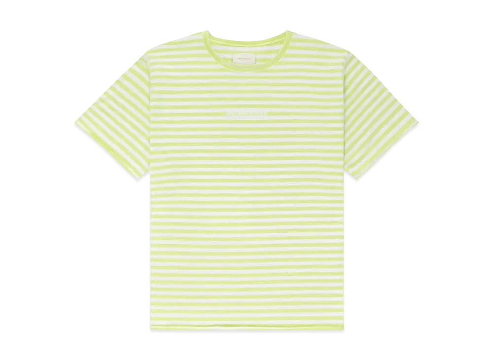 Aime Leon Dore Striped Beach Tee "Green & White"
