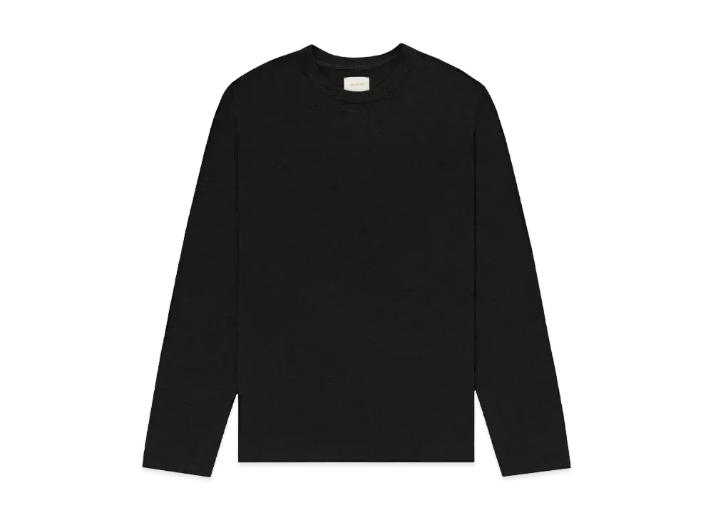 Aime Leon Dore Linen Long-Sleeve Tee "Black"