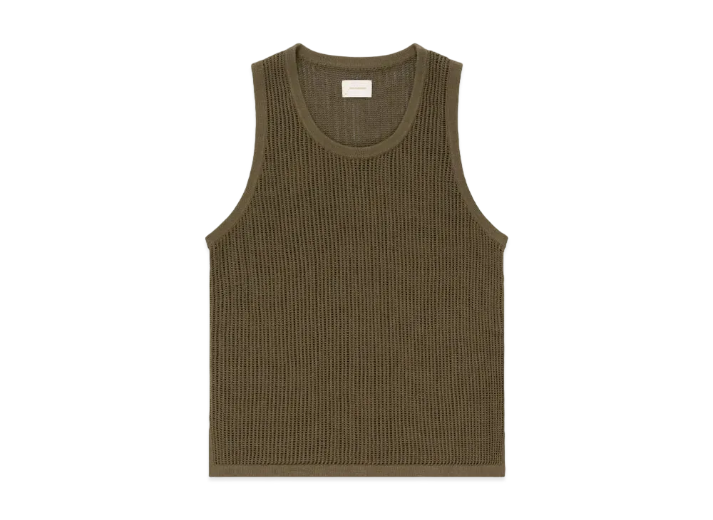 Aime Leon Dore Mesh Knit Tank "Green"