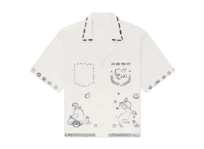 Aime Leon Dore Lesvos Cropped Camp Shirt "Cream"