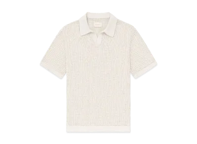 Aime Leon Dore Mesh Knit Polo "White"