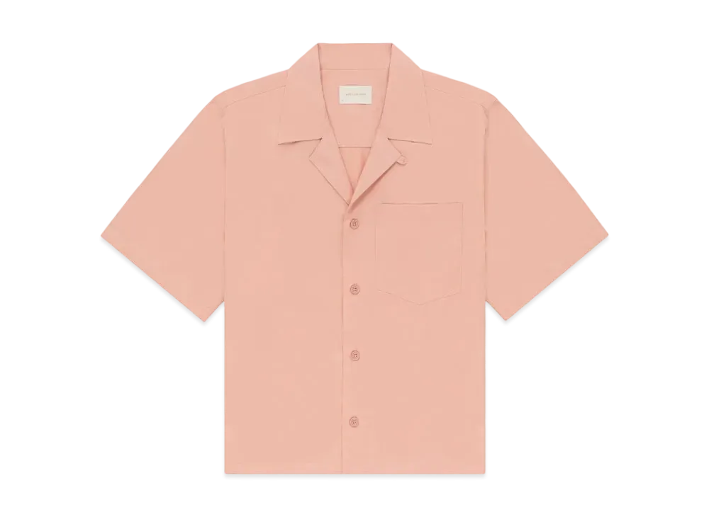 Aime Leon Dore Cropped Camp Shirt "Peach"