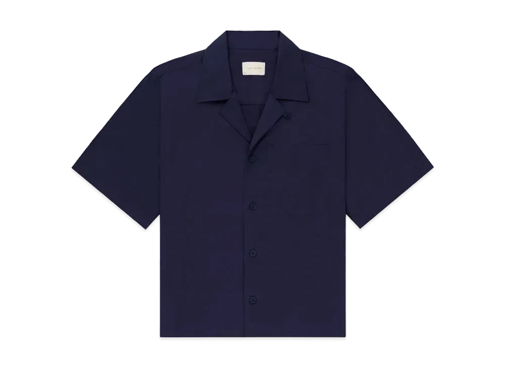 Aime Leon Dore Cropped Camp Shirt "Navy"