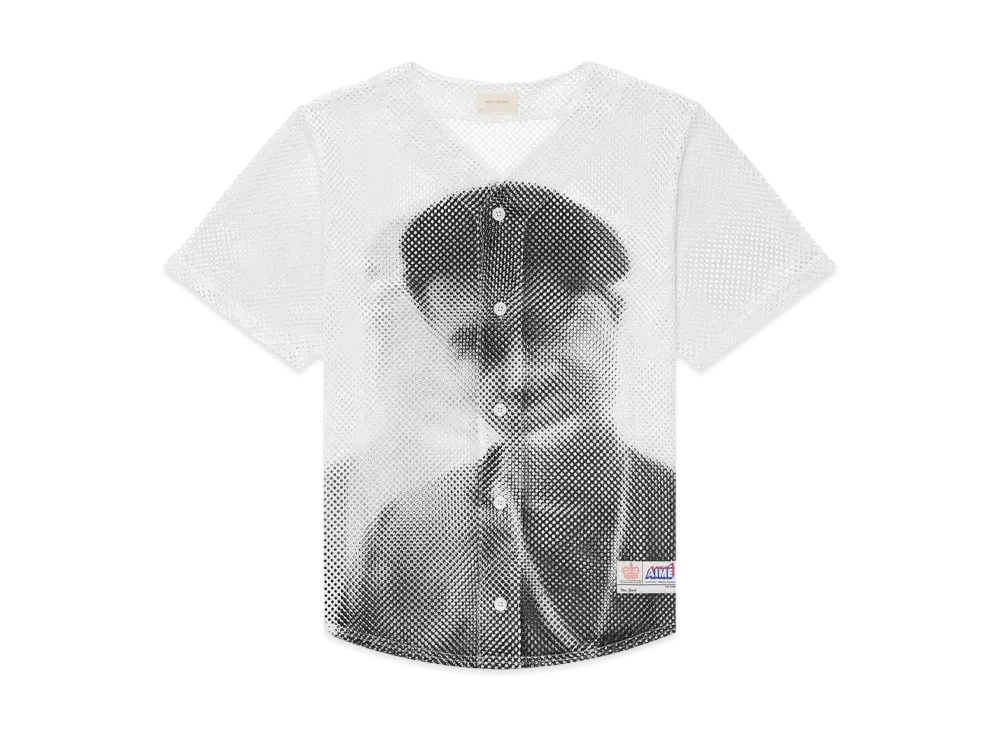 Aime Leon Dore The Genesis Mesh Baseball Jersey "White"
