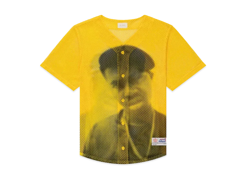 Aime Leon Dore The Genesis Mesh Baseball Jersey "Yellow"