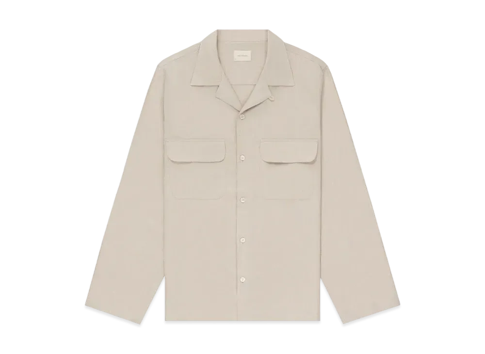 Aime Leon Dore Linen Safari Shirt "Beige"