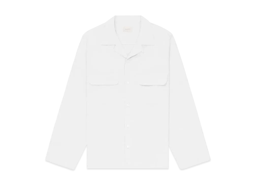 Aime Leon Dore Linen Safari Shirt "White"