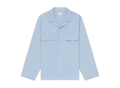 Aime Leon Dore Linen Safari Shirt "Blue"