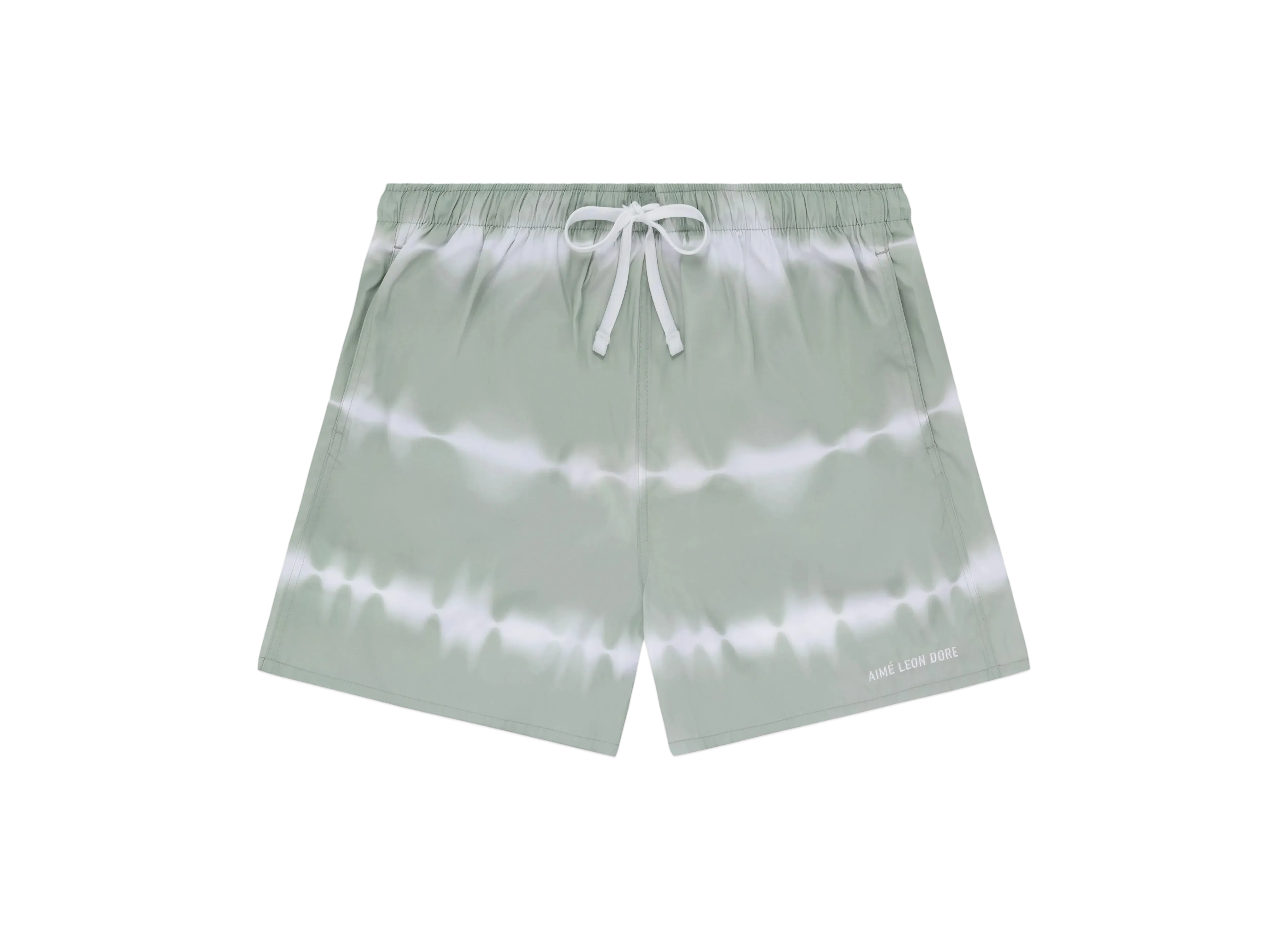 Aime Leon Dore Tie Dye Swim Short "Green"