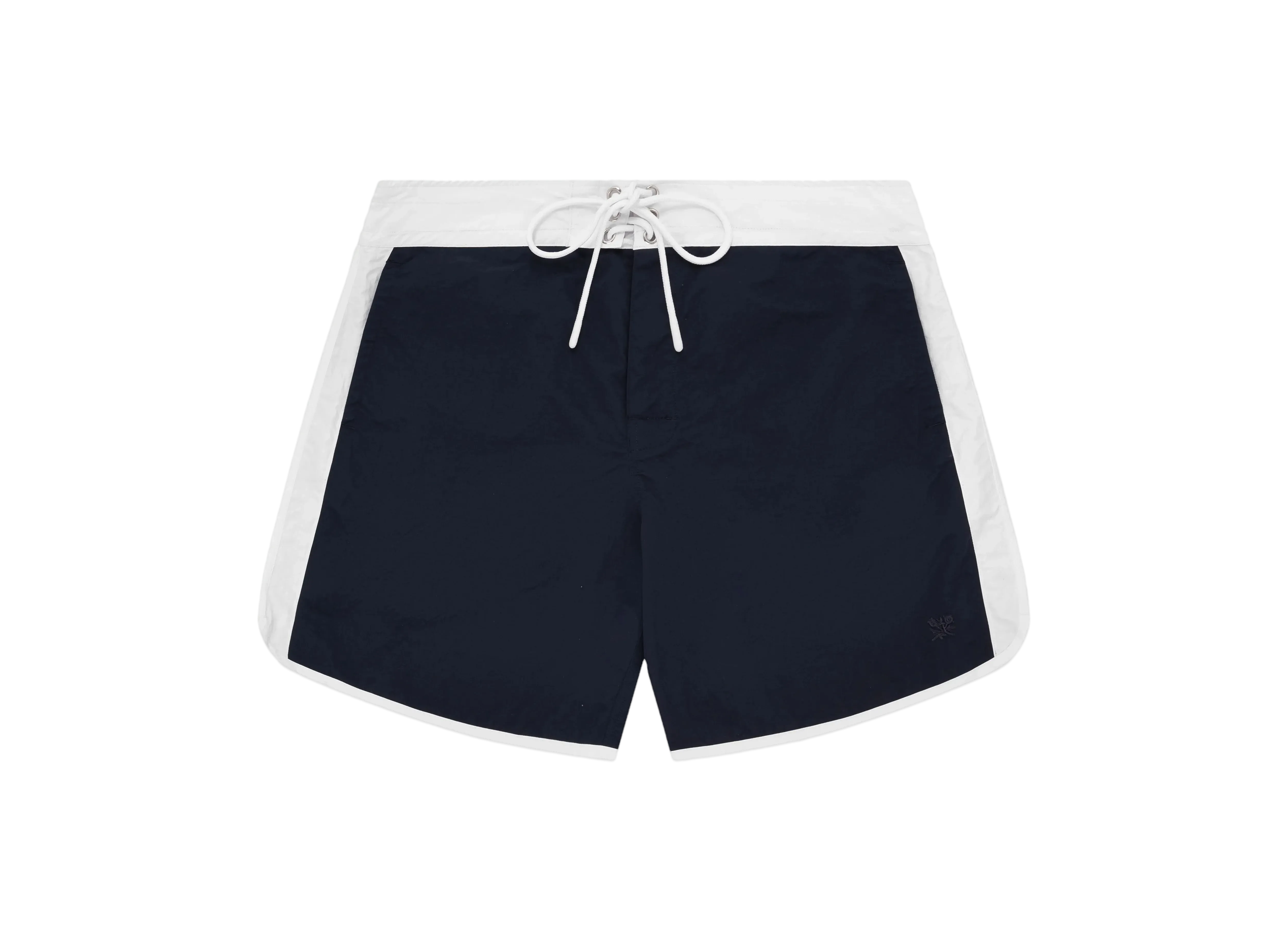 Aime Leon Dore Paneled Swim Short "Navy & White"