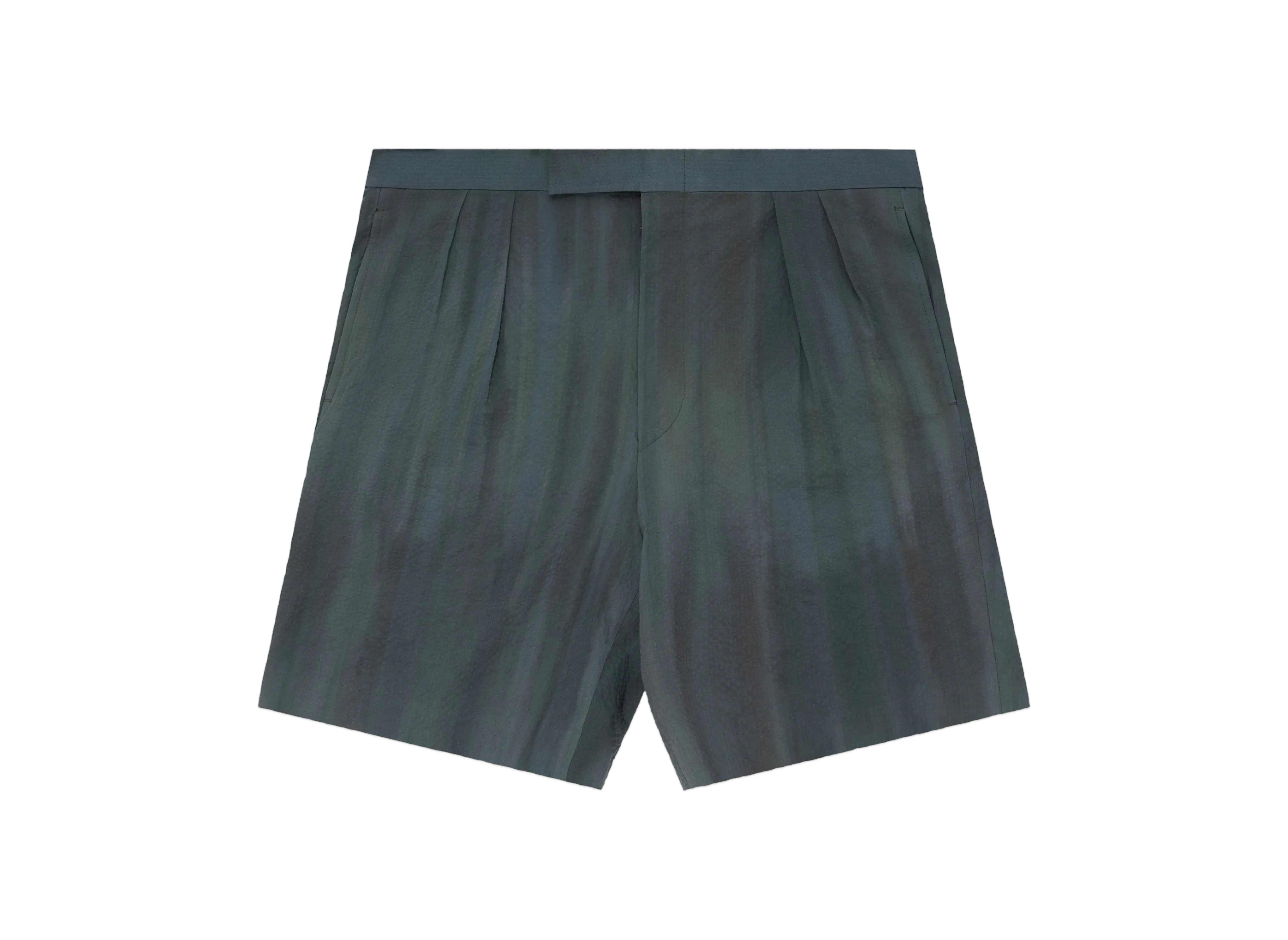 Aime Leon Dore Spray Dyed Seersucker Dress Short "Teal"