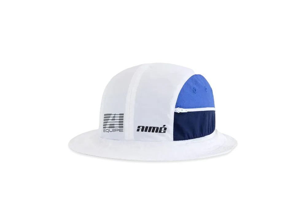 Aime Leon Dore Racing Bucket Hat "White"
