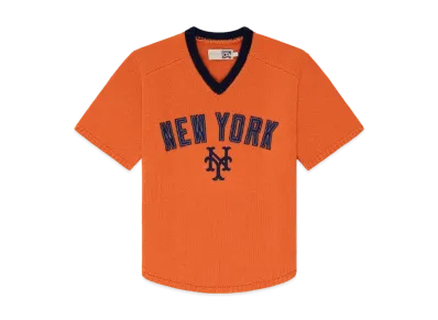 Aime Leon Dore x New York Mets Short-Sleeve Knit Sweater "Orange"