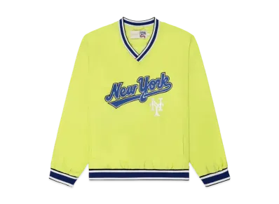 Aime Leon Dore x New York Mets Nylon V-Neck Pullover "Green"