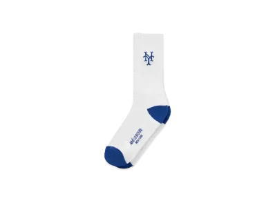 Aime Leon Dore x New York Mets Crew Sock "White/Navy"