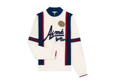Aime Leon Dore Knit Long-Sleeve Cycling Jersey "Cream"