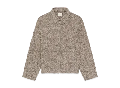 Aime Leon Dore Textured Zip Shirt "Black & White"