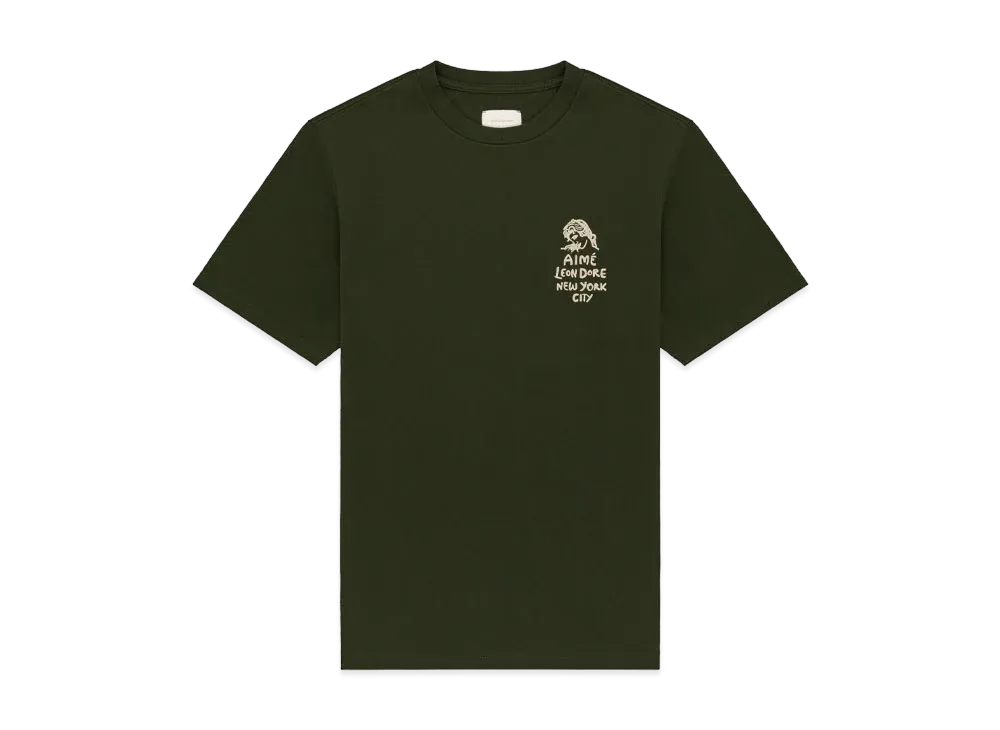 Aime Leon Dore Form Logo Tee "Green"