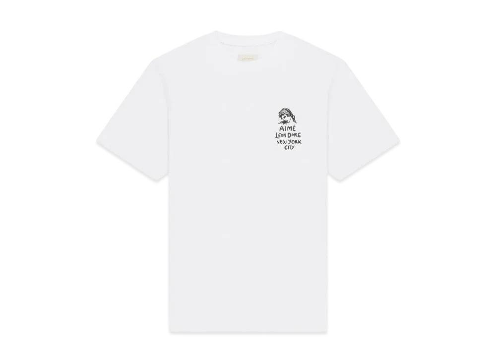 Aime Leon Dore Form Logo Tee "White"