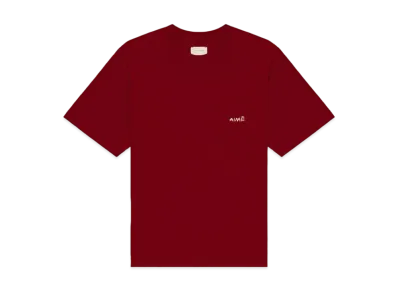 Aime Leon Dore Embroidered Aime Pocket Tee "Red"