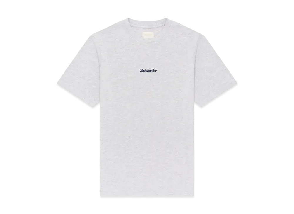 Aime Leon Dore Embroidered Logo Tee "Grey"