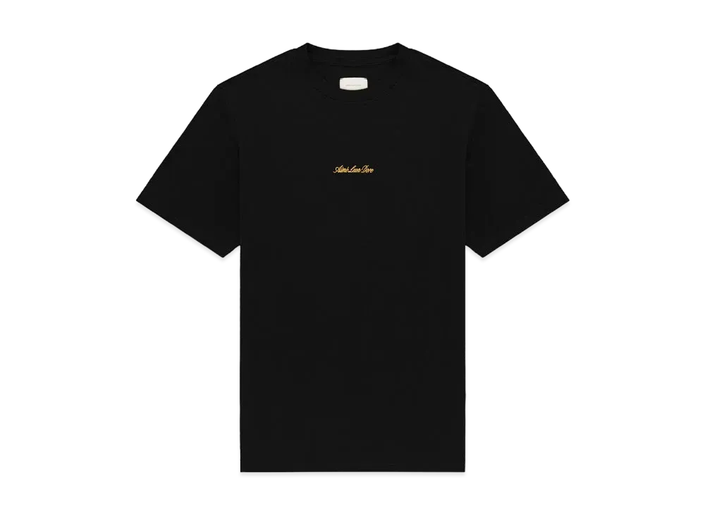 Aime Leon Dore Embroidered Logo Tee "Black"