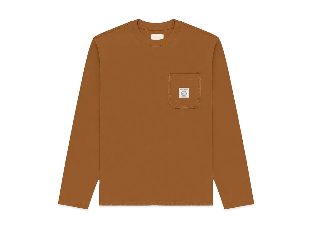 Aime Leon Dore Artiste Long-Sleeve Pocket Tee "Brown"
