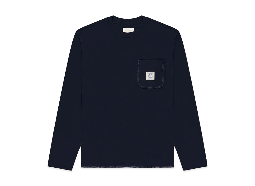 Aime Leon Dore Artiste Long-Sleeve Pocket Tee "Navy"