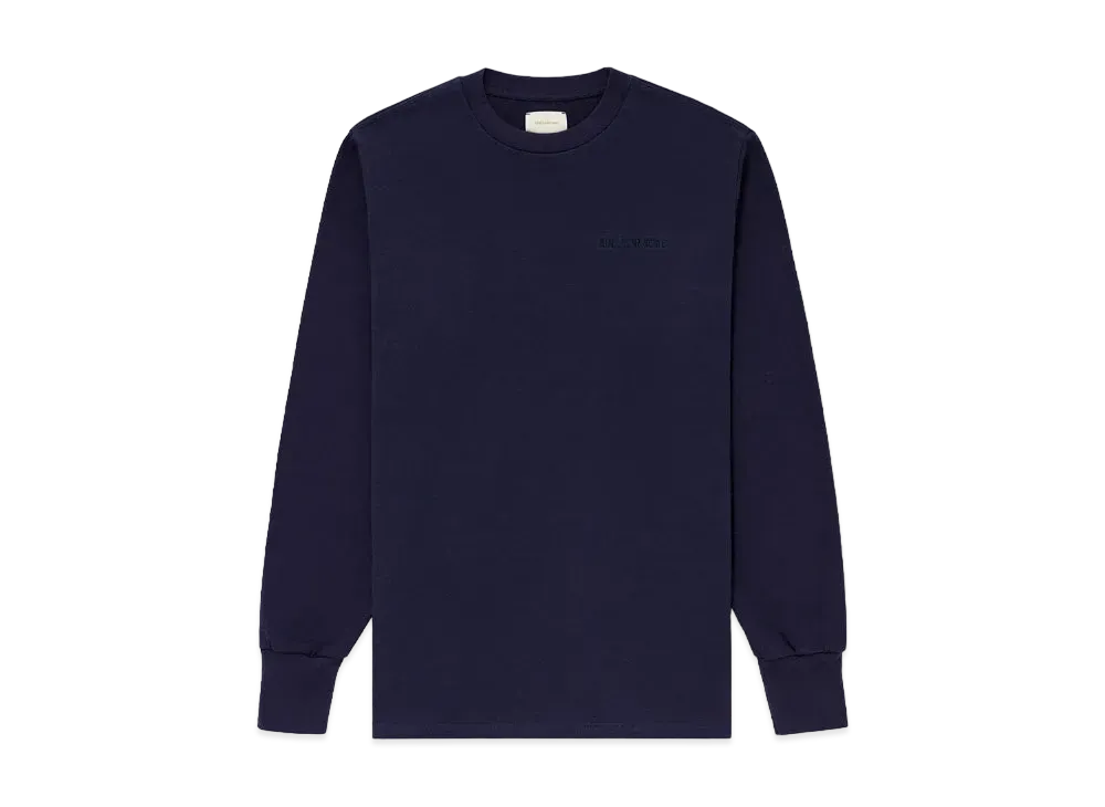 Aime Leon Dore Tonal Logo Long-Sleeve Tee "Evening Blue"